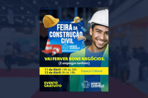 Começa hoje a Feira da Construção Civil e Balcão de Emprego em Monte Carmelo