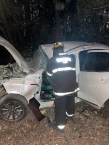 Capotamento na MG-224 Mobiliza Equipes de Resgate em Araguari
