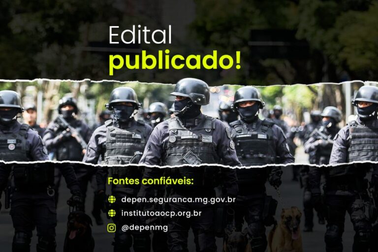 Governo de Minas anuncia concurso com 1.178 vagas para reforçar a Polícia Penal