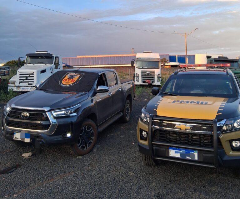 Polícia Militar Rodoviária recupera caminhonete Hilux furtada e prende suspeito no Anel Viário de Uberlândia